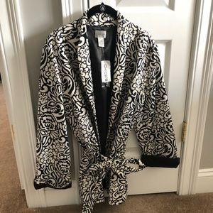 Chico’s Black & White Jacket. Size 3